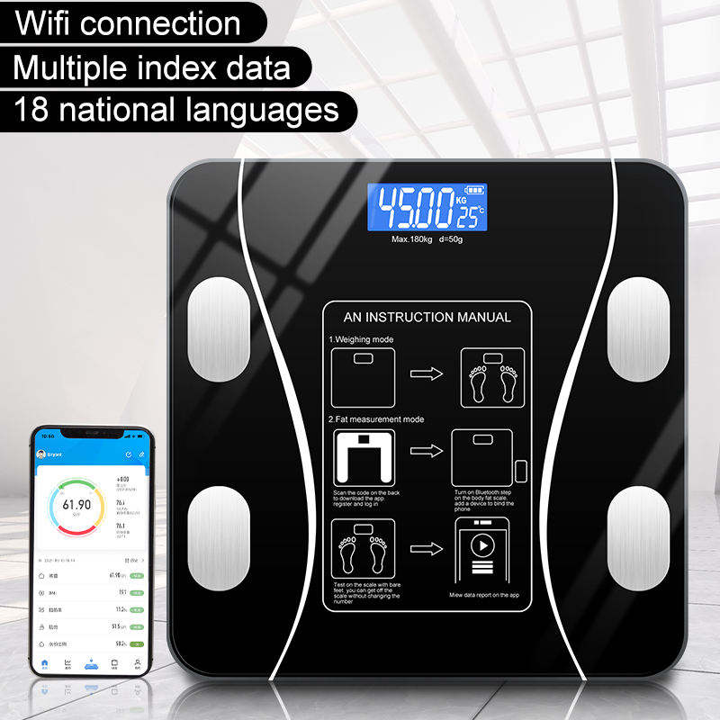 Smart Digital Body Weight Scale with LCD Display