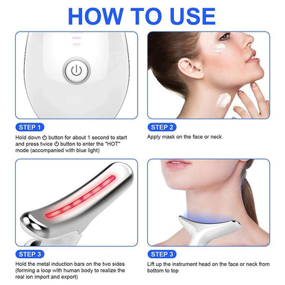 Electric Fascial Massager for Neck & Face