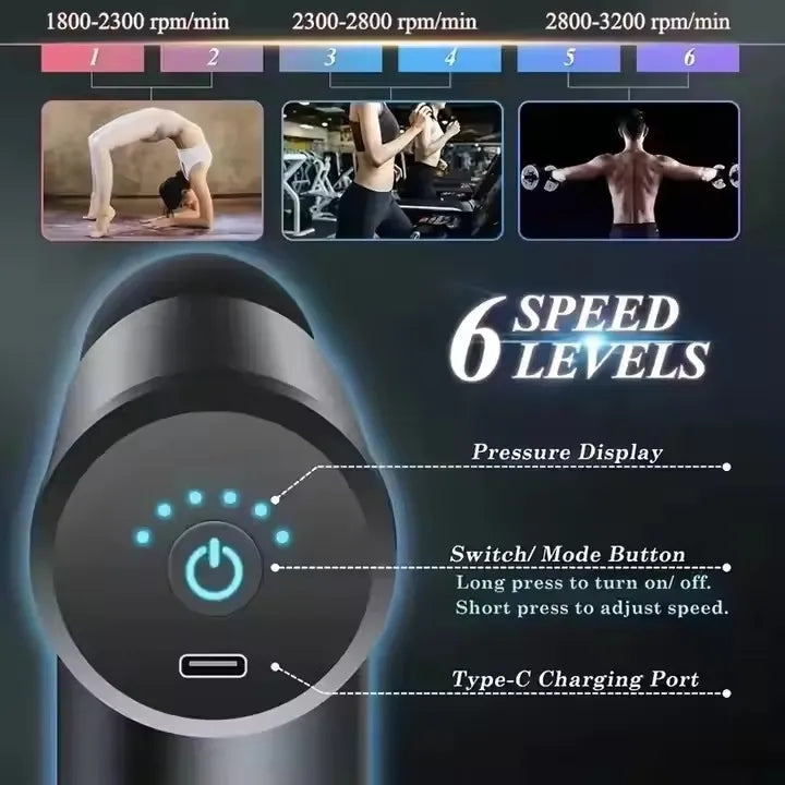 Massage Gun – Deep Tissue Muscle Recovery Machine